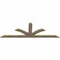 Ekena Millwork Richland Rough Sawn Timber Gable Bracket, Douglas Fir, 108"W x 36"H x 2"D x 6"F, 8/12 Pitch GBW108X36X0206RIC00RDF - alternate 5